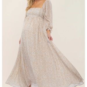 Pink Blush maternity dress